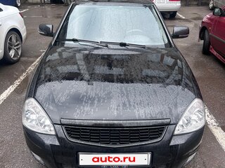 2013 Lada (ВАЗ) Priora I Рестайлинг, чёрный, 397000 рублей, вид 2