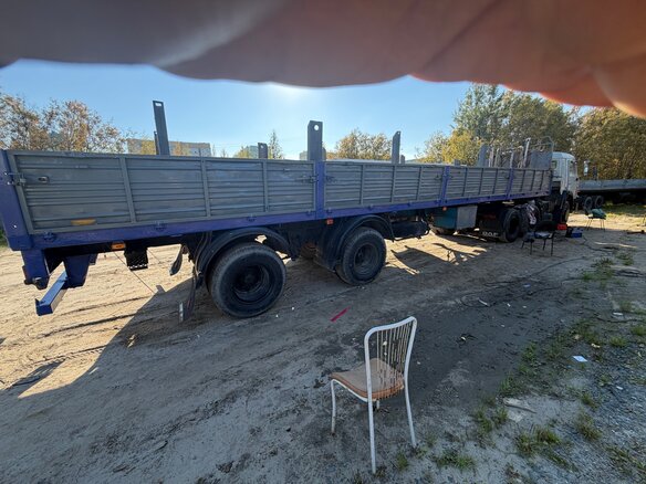 2006 КамАЗ 54115, серый, 800000 рублей - вид 7