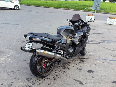2006 Kawasaki ZZR 1400, чёрный, 750000 рублей, вид 5