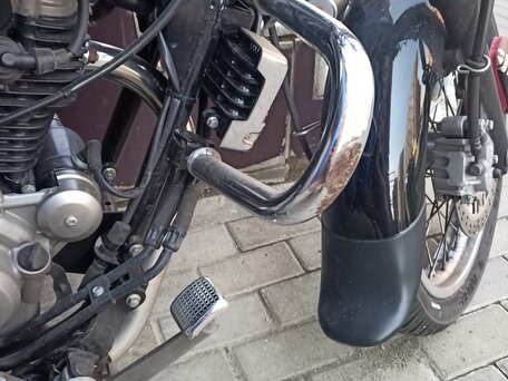 2018 Bajaj Avenger, чёрный, 175000 рублей, вид 4