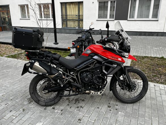 2015 Triumph Tiger 800, красный, 765000 рублей - вид 5