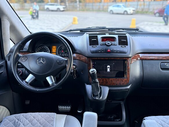 2012 Mercedes-Benz Viano Extralong L3 I (W639) Рестайлинг, чёрный, 2390000 рублей - вид 32