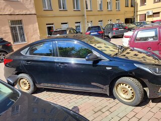 2019 Hyundai Solaris II, чёрный, 1300000 рублей, вид 5