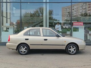 2006 Hyundai Accent ТагАЗ II, бежевый, 268000 рублей, вид 4