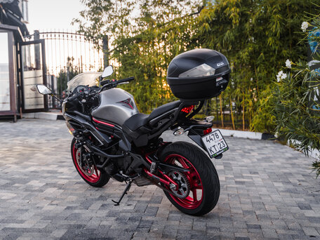 2017 Kawasaki Ninja 400, пурпурный, 486000 рублей, вид 2