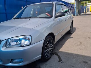 2000 Hyundai Accent II, серебристый, 365000 рублей, вид 1