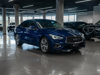 2019 Infiniti Q50 I Рестайлинг, синий, 2380000 рублей, вид 2