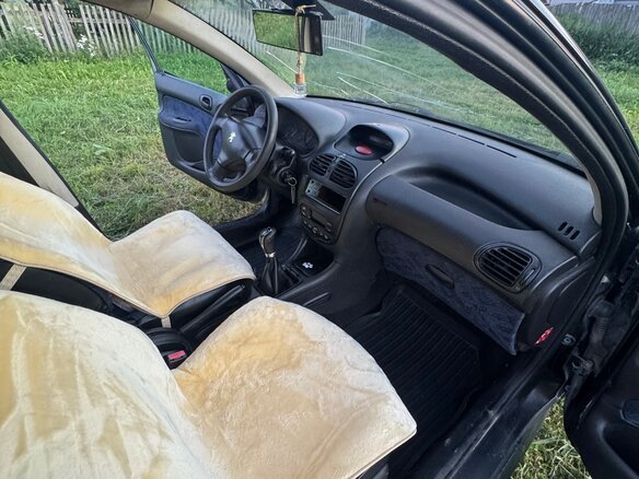 2005 Peugeot 206, чёрный - вид 9