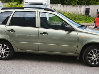 2011 Lada (ВАЗ) Kalina I, зелёный, 375000 рублей, вид 4