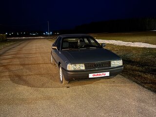 1991 Audi 80 IV (B3), синий, 410000 рублей, вид 3