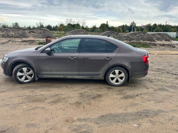 2017 Skoda Octavia III (A7), коричневый, 1450000 рублей - вид 3