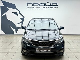 2016 Kia Rio III Рестайлинг, чёрный, 985000 рублей, вид 2