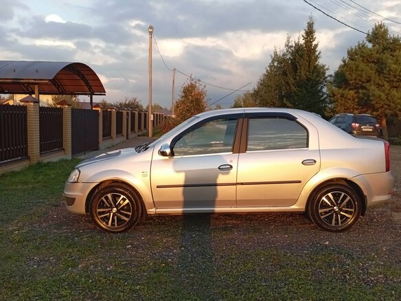 2012 Renault Logan I Рестайлинг, серый, 470000 рублей - вид 12