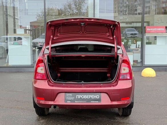 2011 Renault Logan I Рестайлинг, красный, 349000 рублей - вид 9
