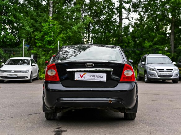 2008 Ford Focus II Рестайлинг, чёрный - вид 3