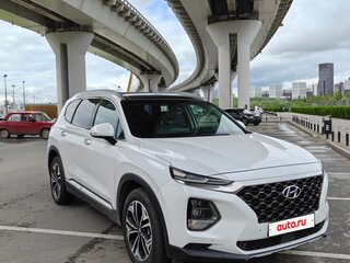 2018 Hyundai Santa Fe IV, белый, 2950000 рублей, вид 4