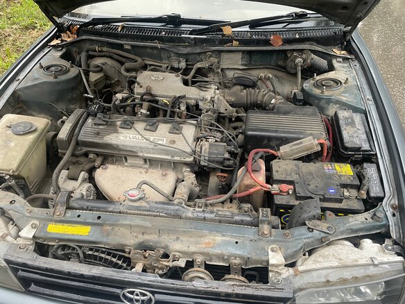 1993 Toyota Corolla VII (E100), серый, 220000 рублей - вид 12