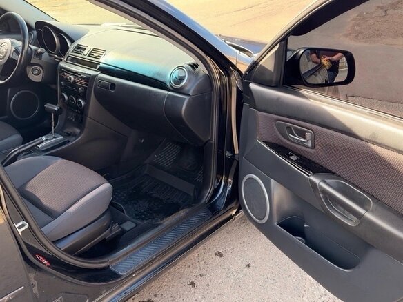 2008 Mazda 3 I (BK) Рестайлинг, чёрный - вид 6