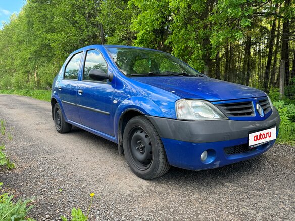 2005 Renault Logan I, синий - вид 2