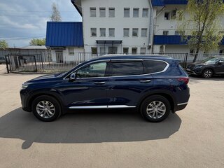 2019 Hyundai Santa Fe IV, синий, 2500000 рублей, вид 2