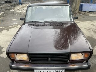 2008 Lada (ВАЗ) 2107, пурпурный, 120000 рублей, вид 2