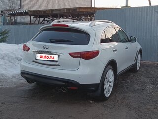 2012 Infiniti FX37 II (S51) Рестайлинг, белый, 1850000 рублей, вид 5