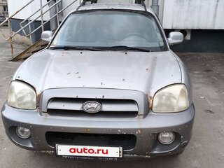 2005 Hyundai Santa Fe I, серебристый, 400000 рублей, вид 2