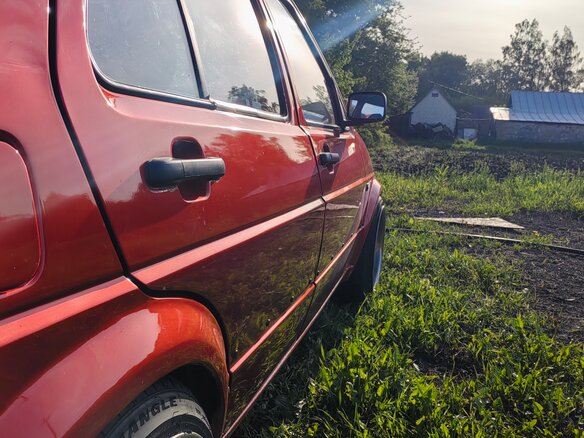 1988 Volkswagen Golf II, оранжевый, 460000 рублей - вид 14