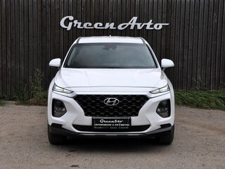 2019 Hyundai Santa Fe IV, белый, 2680000 рублей, вид 2