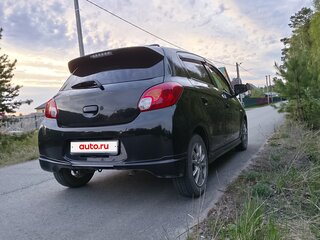 2012 Mitsubishi Mirage VI, чёрный, 599000 рублей, вид 3
