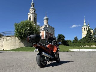 2007 Kawasaki GTR 1400 (Concours 14), оранжевый, 750000 рублей, вид 4