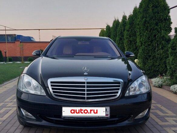 2008 Mercedes-Benz S-Класс 450 V (W221), чёрный, 1300000 рублей - вид 1