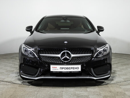 2016 Mercedes-Benz C-Класс 180 IV (W205), чёрный, 2349700 рублей, вид 2