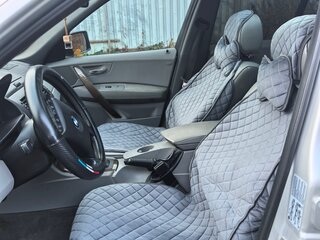 2004 BMW X3 30i I (E83), серебристый, 830000 рублей, вид 5