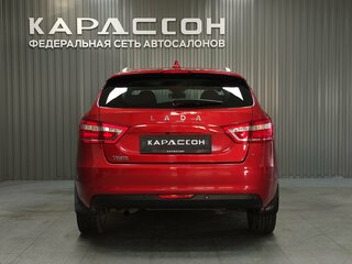 2018 Lada (ВАЗ) Vesta SW I, красный, 1075000 рублей, вид 4