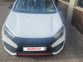 2024 Lada (ВАЗ) Vesta SW Sportline I Рестайлинг (NG), белый, 1900000 рублей, вид 2
