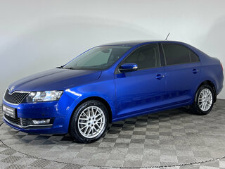 2017 Skoda Rapid I Рестайлинг, синий, 1250000 рублей, вид 1