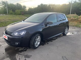 2012 Volkswagen Golf VI, чёрный, 890000 рублей, вид 3