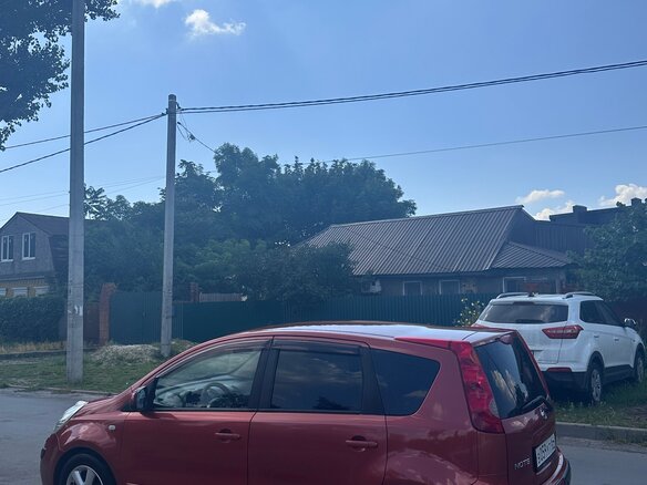 2007 Nissan Note I, красный, 499000 рублей - вид 3