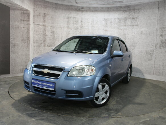 2007 Chevrolet Aveo I Рестайлинг, голубой, 340000 рублей