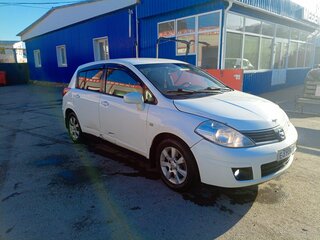 2008 Nissan Tiida I, белый, 520000 рублей, вид 3