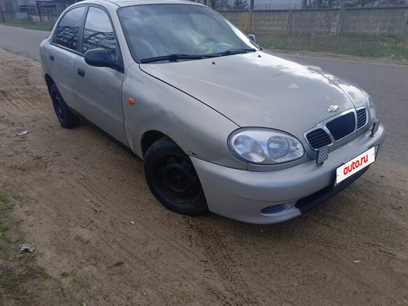 2008 Chevrolet Lanos I, серый, 99000 рублей