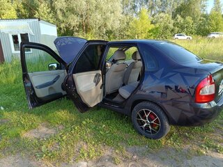 2009 Lada (ВАЗ) Kalina I, фиолетовый, 230000 рублей, вид 4