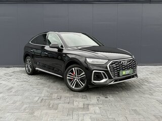 2021 Audi Q5 Sportback L 45 TFSI I (FY), чёрный, 4095000 рублей, вид 5