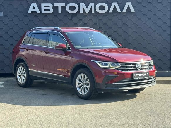 2021 Volkswagen Tiguan II Рестайлинг, красный, 2450000 рублей