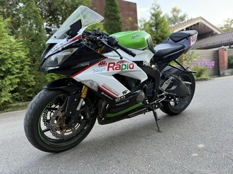 2015 Kawasaki ZX-6 Ninja, зелёный, 780000 рублей, вид 5