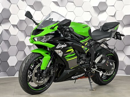 2019 Kawasaki ZX-6R Ninja, зелёный, 1099000 рублей, вид 2
