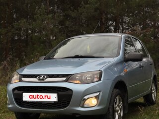 2013 Lada (ВАЗ) Kalina II, голубой, 440000 рублей, вид 3