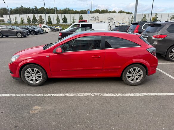 2008 Opel Astra GTC H Рестайлинг, красный, 510000 рублей - вид 6