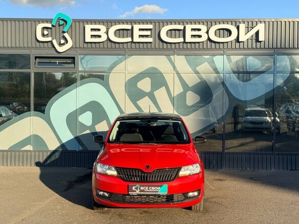 2019 Skoda Rapid I Рестайлинг, красный, 1685000 рублей - вид 4